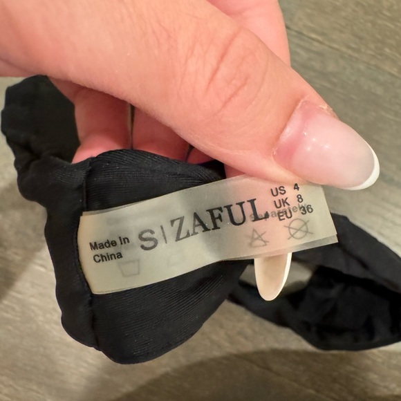 Zaful black two piece bikini - Picture 3 of 3